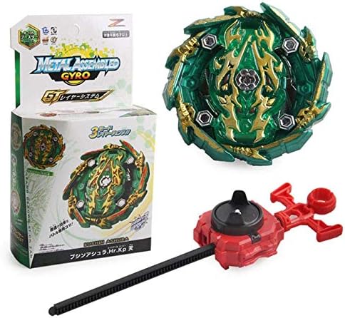 Queque Shine Beyblade Burst Wrestling Masters GT Fusion Spinning Top Spinning Top Gyro and Different Plastic Launcher Rapidity Toy and Gifts Interesting for Kids (B-135B)