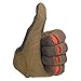 Biltwell GL-LRG-BR-OR Moto Gloves (Brown/Orange, Large)