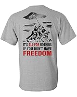 Gadsden and Culpeper Iwo Jima Memorial T-Shirt - Grey - L