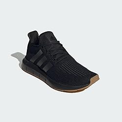 adidas mens Swift Run Core Black/Core Black/Core