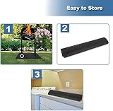 GOTOTOP Fire Pit Mat 124x75cm Fire Retardant Protective BBQ Grill Patio view 5