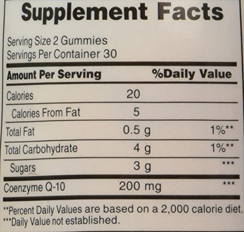 Nature's Bounty CoQ-10 Gummies, Peach Mango, 200 mg, 60 Count - Image 2