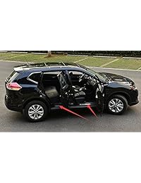 Acero inoxidable umbrales de puerta embellecedor para Nissan Rogue 2014   2018 negro