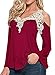 LTYY Women's Sexy Casual Cotton Shoulder-off V-neck T-shirt