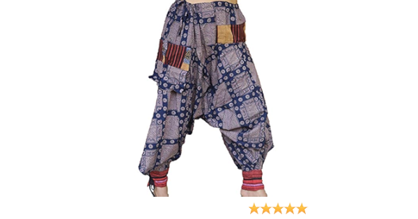 harem pants with ankle straps