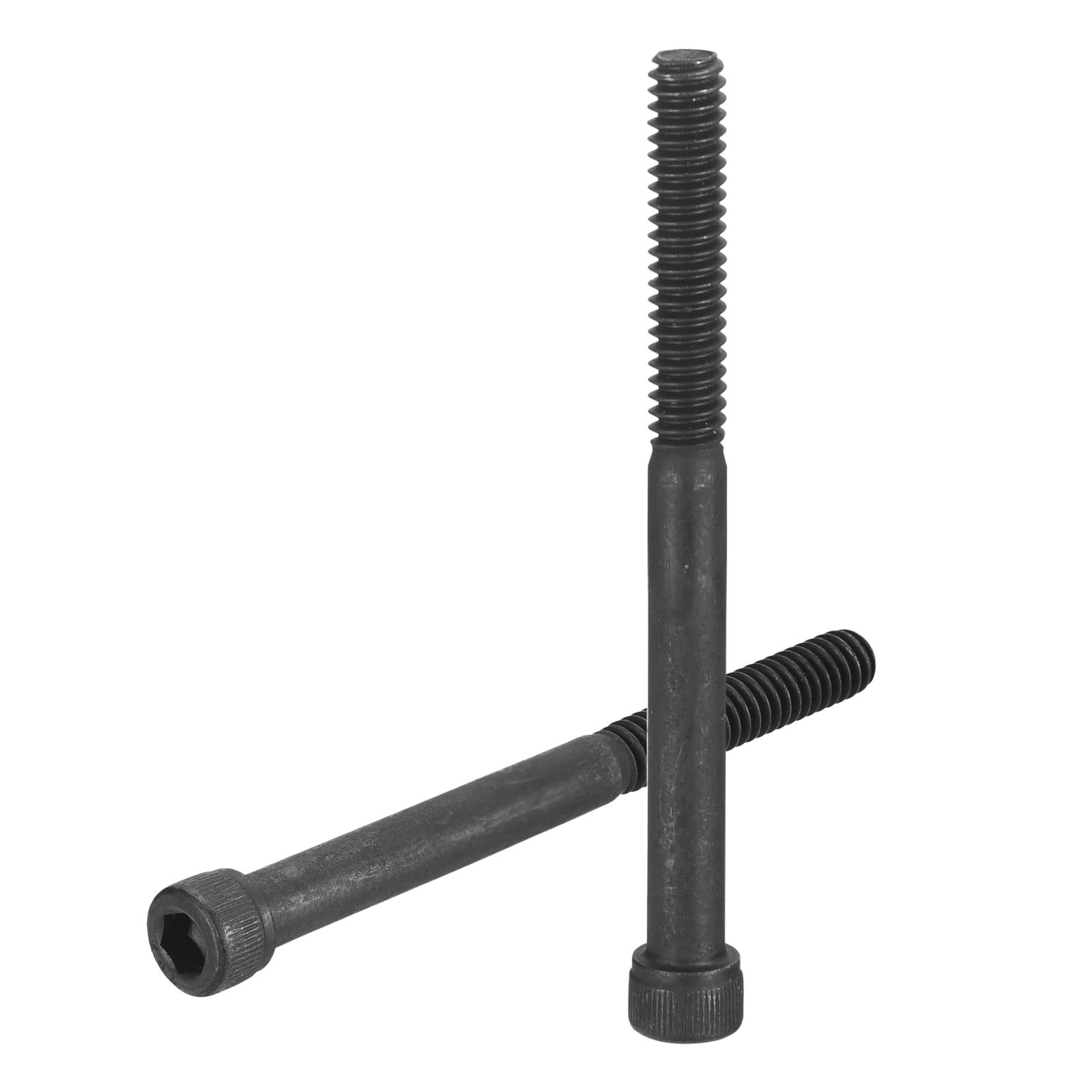 uxcell Hex Socket Bolts (1/4"-20x3"), 304 Stainless Steel Hex Socket Drive Screw, Black, 20 Pcs