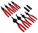 Bastex 11 piece Internal External Plier Set for Retaining Snap Ring and Circlip Removal Tools for Automobiles Lawnmowers and Farm Equipment Maintenance. Easy Push nut E Spiral an Split ring Removal.
