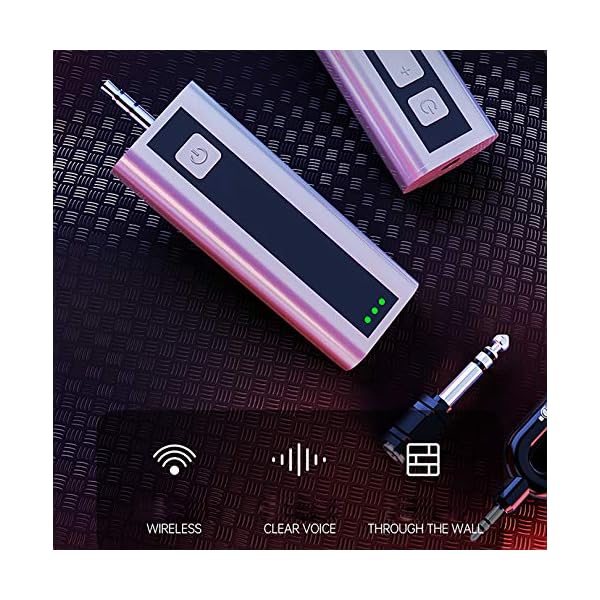 BMDHA Funkmikrofon, Wireless Mikrofon 2,4G Omnidirektional Lavalier Aufnahmemikrofon, Wireless Microphone (Mit Sender… – Bild 5