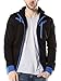 MINSNOWLER Mens Zipper Jacket Coat Hoodie Hooed Zip Hoodies Outwear Sweatshirts