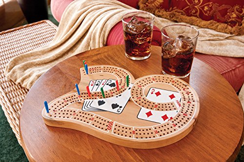 Mainstreet Classics Wooden "29" Cribbage Board Game Set