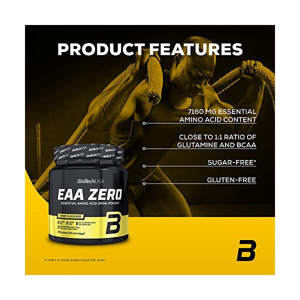 Biotech-USA-EAA-Zero-Amino-Acids-Lemon-Flavor-330-gr Biotech USA EAA Zero Amino Acids Lemon Flavor - 330 gr
