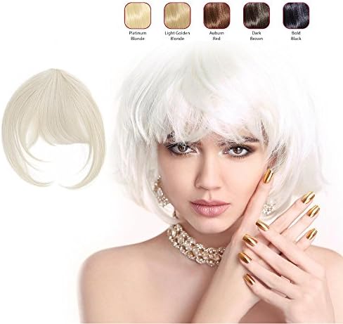 Hollywood Hair Fringe With Bangs | Clip In Fringe Hair extension Piece | Various Colors Available