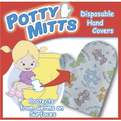 Potty Mitts - Disposable Hand Covers for kids - 12 pack