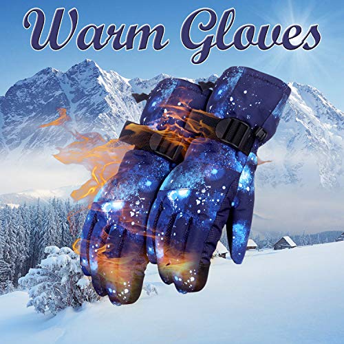 image for SATINIOR Ski Gloves Snowboard Gloves Winter Touchscreen Gloves Warm Wa