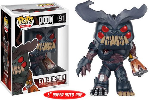 Funko POP Games: Doom - Cyberdemon Action Figure, 6