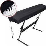 nuoshen 88 Key Piano Keyboard Dust Cover with Drawstring Locking Clasp view 6