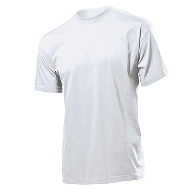 Stedman Classic Coton T-Shirt - Manches Courtes - Homme - Toutes les couleurs - P-XXXG M,White