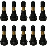 10Pcs TR600HP High Pressure Brass Valve Stems for Car Tires | Trailer Tire Valve Stem for 0.453 inch Rim Holes Most Trucks, RVs and Heavy-Duty Vehicles
