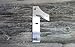 QT Modern House Number - 6 Inch - Brushed Stainless Steel (Number 1 One), Floating Appearance, Easy to install and made of solid 304