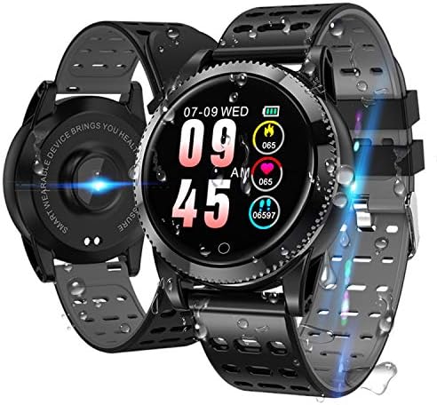 Smart watch Fitness Tracker,Waterproof Sports Watch Activity Tracker Smart Bracelet with Heart Rate Blood Pressure Sleep Monitor pedometer Smart Wristband Compatible with iOS Android for Men Women (C1)