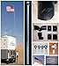 FlagPole Buddy RV Flag Pole Kit 22 Feet with USA Flag
