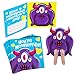 Kangaroo 28pk Monster Finger Puppets Valentines Day Cards with Envelopes, Multi Color, School & Classroom Valentines Gifts, Exchange Gift Card for Kids