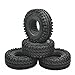 LAFEINA 4PCS 114mm Off Crawler Car Tires Rubber Tyre for 1/10 RC Crawler Car Axial SCX10 RC4WD D90 1.9 Inch Wheels