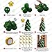 BONROPIN Christmas Balloon Garland Arch kit 96 Pieces Christmas tree Balloons for Christmas Party Decorations