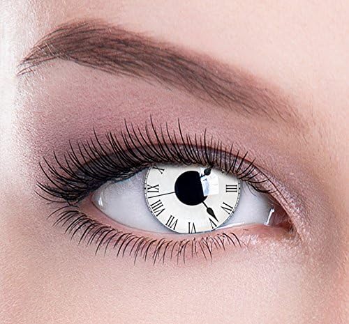 Women Multicolor Cute Charm and Attractive Fashion Eye Accessories Cosmetic Makeup Eye Shadow - Tick-Tock with Contact Lens Case By Biuti TM