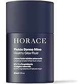 HORACE Healthy Glow Fluid for Men – Tinted Fluid Cream – Universal Shade for All Skin Types – 97% Organic & Natural Ingredients – No Parabens, Silicones, or Mineral Oils – 30 ml