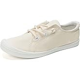 FUNKYMONKEY Shoes for Women, Comfort Low Top Canvas Slip On Sneakers Classic Casual Walking Shoes