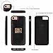 Petocase for iPhone SE 2020/iPhone 8 / iPhone 7 Wallet Case, Multi-Function Zipper Purse Detachable Magnetic Back Cover Wristlets 13 Card Slots & 4 Cash Pocket for Apple iPhone 8/7/6s/6 (Black)