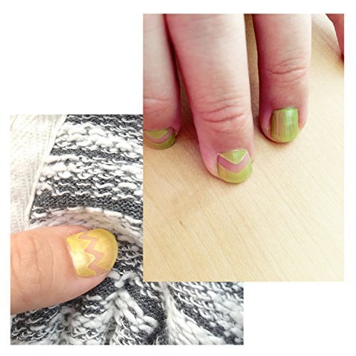 AllyDrew Nail Art Guide Tip Stencil Stickers, 16 Designs (2 Sheets Each Design), 32 Sheet