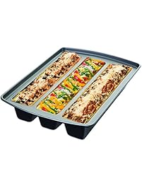 Chicago Metallic Professional Lasagna Trio Pan, 16-Inch-by-12.5-Inch