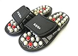 Kkika Sandal Reflex Massage Slippers Acupuncture Foot Healthy Massager Shoe For Man 6-7.5/Women 6.5-8.5