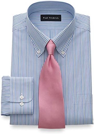 Paul Fredrick Mens Slim Fit Non-Iron 