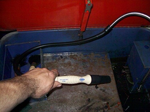 Parts Washer Cleaner Solvent Hand Brush w/ Fluid Flow Thru Tube Made in USA