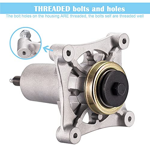 Spindle Assembly Fits for Craftsman/Husqvarna/Ariens/Poulan Mandrel
