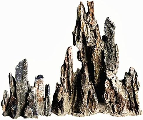 Do4Pets Various Size and Style Aquarium Artificial Hill to Fish and Shrimp Hiding Cave Landscape Underwater Decor & Fish Tank Ornament Made by Natural Strone (4 Styles)