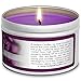 Jackpot Candles Surprise Size Ring Lilac Jewelry Candle Travel Tin