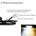 4PCS Ultra Thin Amber&White 4LEDs Warning Emergency Caution light Flash Strobe Light Bar Surface Mount For Car Van Truck Jeep Pickup,Motorcycle