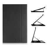 Fintie Samsung Galaxy Tab E 9.6 Case - Ultra Slim Light Weight Smart Book Stand Cover Supports Three Viewing Angles for Samsung Tab E Wi-Fi / Tab E Nook / Tab E Verizon 9.6-Inch Tablet, Black