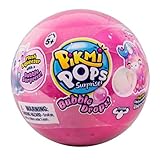 New Pikmi Pops Surprise Bubble Drops Mystery Blind Pack Ball - Pink - Collectible Squeezy Plush Toys That Blows a Fun, Glitter Bubble Surprise When Squeezed.