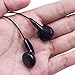 Maeline Bulk Earphones with 3.5 mm Headphone Plug - 100 Pack Wholesale Bundle - Black