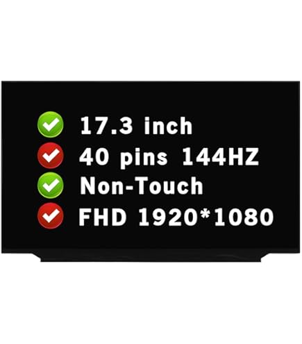 thumbnail image 2 of SCREENARAMA 17.3" FHD 1080p Laptop Screen Replacement For N173HCE-E3C - Matte IPS Display With Tools 2 of 14