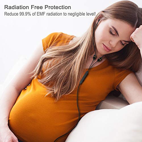 Tuisy Air Tube Headset - Upgraded Anti-Radiation Headphones, EMF Protection Metal Binaural Earbuds E - //coolthings.us