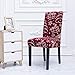 Mecerock Chair Covers for Dining Room Stretch Dining Room Chair Covers Removable Washable Dining Chair Slipcovers Christmas Parsons Kitchen Chair Covers（Set of 6，SDLW）
