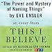 The Power and Mystery of Naming Things: A 'This I Believe' Essay