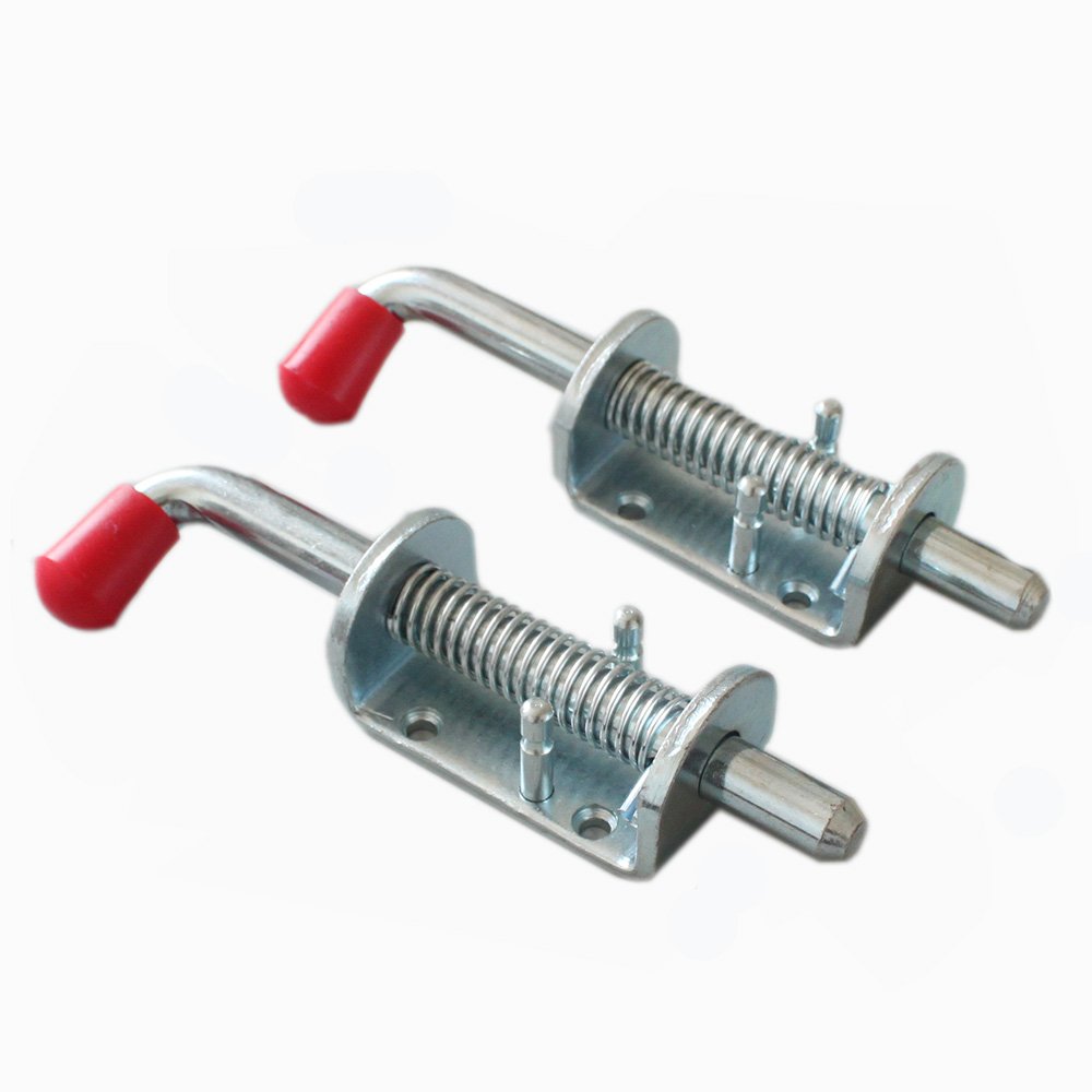 XHaibei 2 Utility Trailer Gate Spring Latch Zinc for Ramp Door Fence