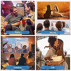 Mini Projector for iPhone, Xinteprid WiFi Movie
